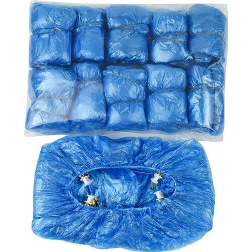 100pcs Waterproof PE shoe cover for disposable shoe cover automatic foot cover machine