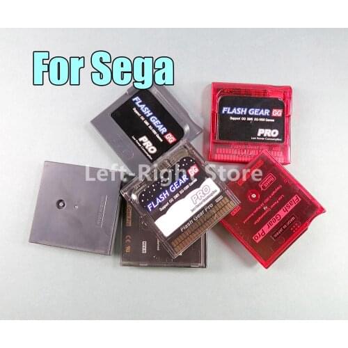 2PCS For Sega Game Gear GG System Long battery life low power MOD Flash Gear Pro Power Saving Flash Cart Game Cartridge Card PCB
