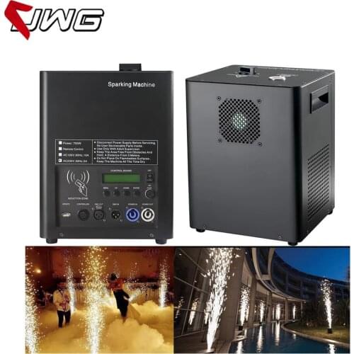 Free Shipping 2pcs/Lot 700w Cold Firework DMX Remote Control Spark Machine For Wedding Celebration