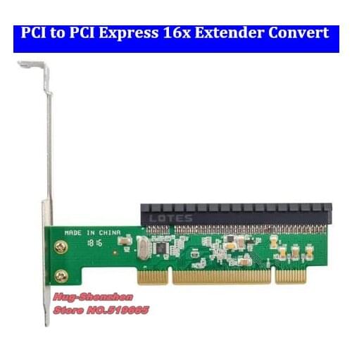 32 Bit PCI To PCI-e Express 16x Riser Extender Adapter PCI-E to pci-e Convert cards PCI slot