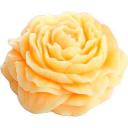 3D flower Soap Mold Silicone Cake Candle Mould DIY Craft Peony Soap Making Molds