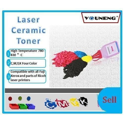 800 degree high temperature color ceramic toner powder Compatible For Ricoh and Xerox model vitrotype Print