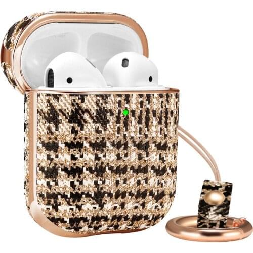 AirPods pro case PC hard shell plus high-grade cloth pattern protective shell Apple Bluetooth headset light luxury style AllK