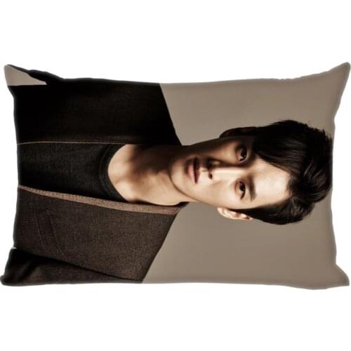 Actor Ahn Bo Hyun Cover Throw Pillow Case Rectangle Cushion For Sofa/Home/Car Decor Zipper Custom PillowCase 45x35cm