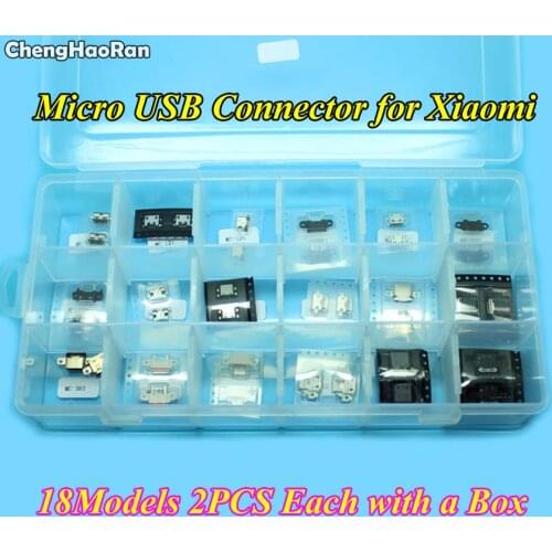 ChengHaoRan Micro USB Jack Connector Port For Xiaomi 2A 2S 3 4 4C 4S 5 5S 5 Mix Max 5 5sPlus Redmi 1S 2 3 3S Note 3G 4G 2 3 4