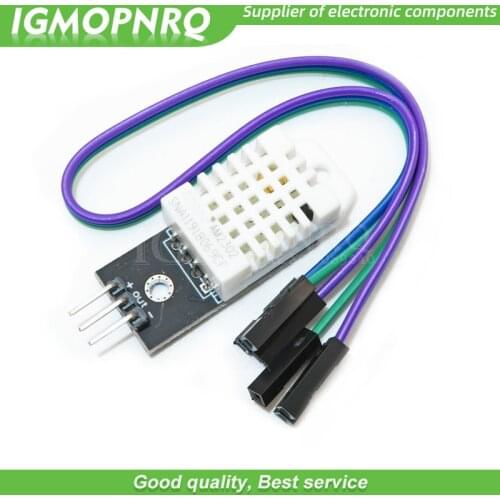 10pcs DHT22 Digital Temperature and Humidity Sensor AM2302 Module+PCB with Cable Dropshipping