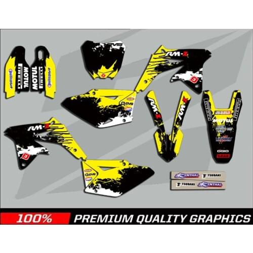 Motorcycle Personalised 3M Graphics Stickers DECALS For Suzuki RMZ450 450 RMZ 2008 2009 2010 2011 2012 2013 2014 2015 2016 2017