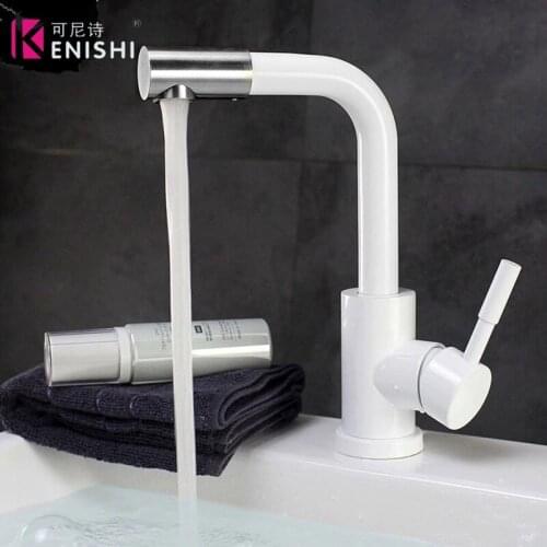 KENISHi White Bath Mixers