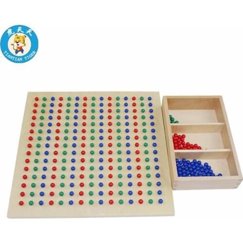 Montessori Math Kids Toys Learning Education Games Preschool Teaching Material Small Square Root Board