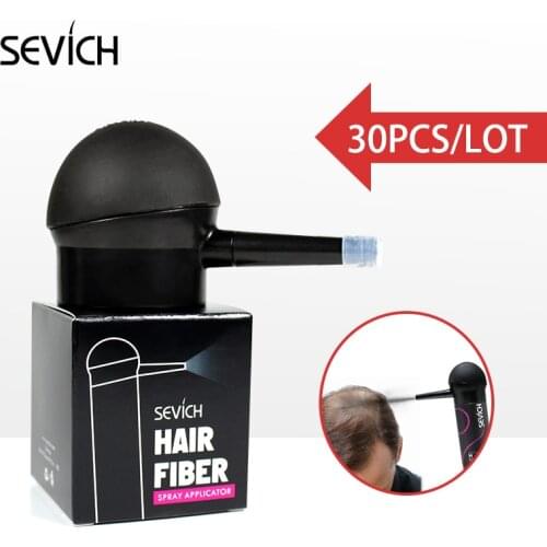 Sevich 30PCS Nozzle Applicator for Hair Building Fiber Powder 12g 25g Spray Pump Hair Loss Hair Styling Thicken Uniform Spray