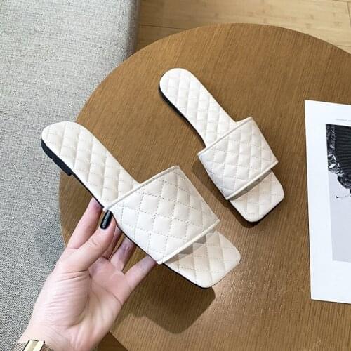 Women 2021 Summer New Sandals Weave Soft Soles Casual Flip Flop Outdoor Beach Ladies Plus Size Flat Slippers