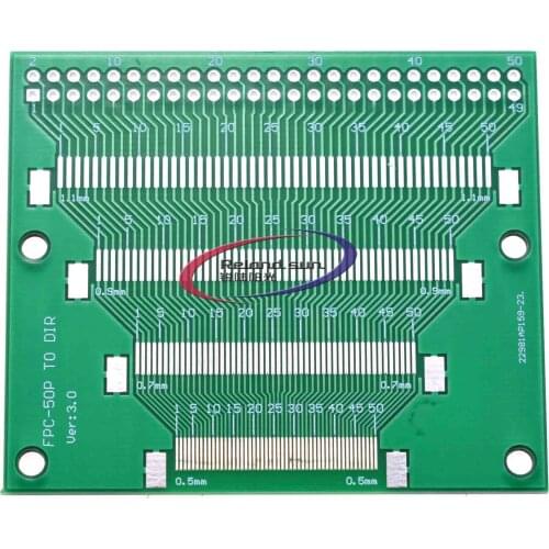 0.5mm to 1.2mm Pin Pitch Adapter PCB FPC Board 2.0-3.5 inch TFT LCD Converter SMD to DIP Double Side PCB Board