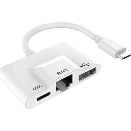 Typ-C NIC Konverter Smart Telefon Verbindung Ethernet Adapter Kabel zu RJ45