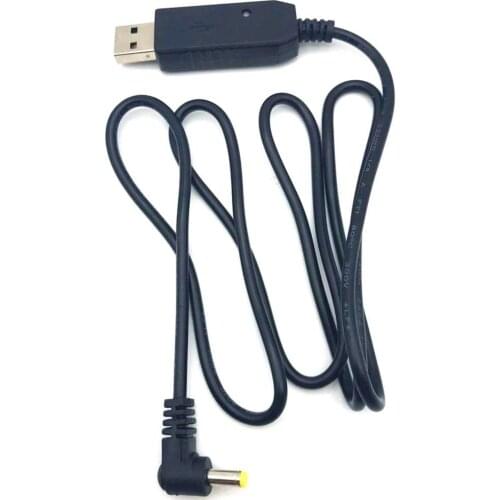 USB Charger Cable with Indicator Light for Walkie Talkie for BaoFeng UV-5R Extend Battery BF-UVB3 Plus Batetery Ham Radio