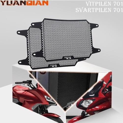 For Husqvarna Svartpilen 701 2019-2021 Vitpilen 701 2018-2021 Motorcycle Radiator Grille Guard Cover Fuel Tank Protection Net