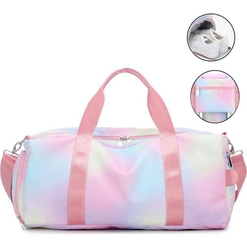 Womens Gym Travel Large Training Handbag For Shoes 2021 Nylon Weekend Shoulder Academy Bolsas Yoga Athletic Fitness Sports Bag