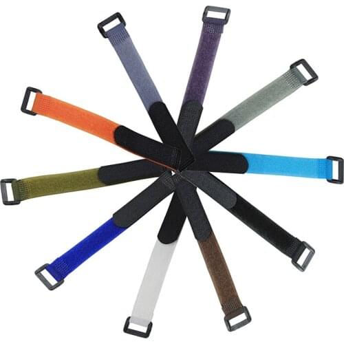 1/5/10pcs Fishing Accessories Reusable Fishing Rod Tie Holder Strap Suspenders Hook Loop Cord Belt Fishing Fastener Hook Tackle