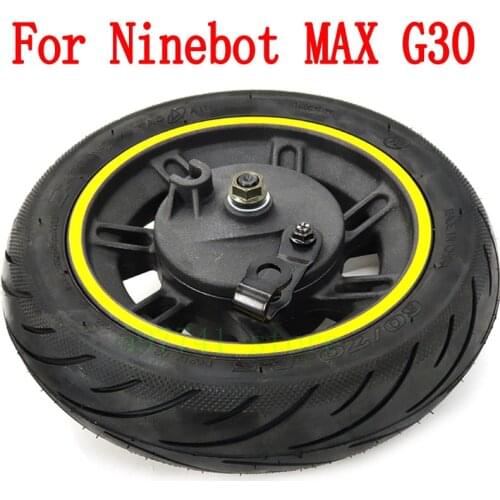 10 Inch Front Wheel Hub With 60 / 70-6 Vacuum Tire Fittings For Original Ninebot Max G30 Kickcooter Scooter