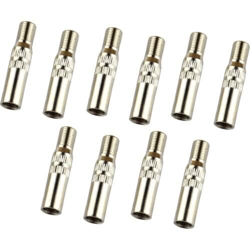 10 Pieces 39mm Car Truck Brass Wheel Tire Valve Stem Extension Caps Extender