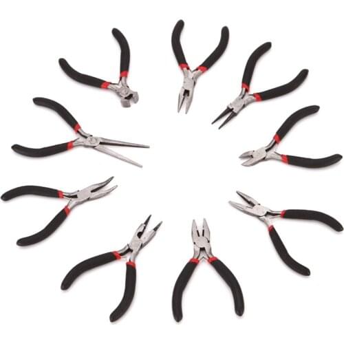 10Pcs Jewelry Making Pliers Tools Kit Jewelry Pliers Set - Pliers for Jewelry Making Supplies, Jewelry Repair, Crafts