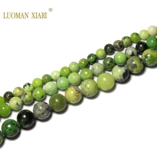 Fine 100% Natural AAA Australia Jade Round Stone Beads For Jewelry Making DIY Bracelet Necklace 6/8/10 mm Strand 15