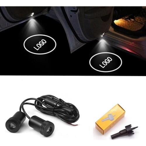 2PCS Led Car Door Light Car Door Logo Laser Projector Light Ghost Shadow Light For Seat FR Ateca Leon 1 2 3 MK3 Ibiza 6J Arona
