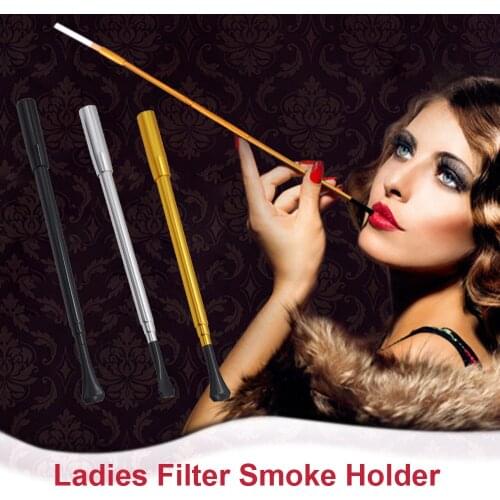 2020 New Type Cigarette Holder Long Smoking Pipe Filter Vintage Style Plastic Rod Smoke Filter Smoke Ladies Yxd