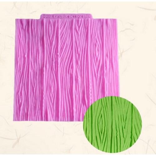 Free Shipping DIY Fondant Silicone Mold Handmade Wooden Texture Chocolate Cake Mold Silicone Mold A1005