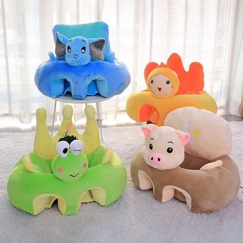 Baby Sofa Seats Baby Plush Support Toys Cute Floor Seat Soft Plush Infant Learning To Sit Chair Baby Feeding Chair For Infant