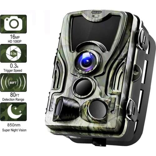 HC-801A Hunting Camera 16MP Trail Camera Night Vision Forest Waterproof Wildlife Camera Photo Traps Camera Wildlife Scouting