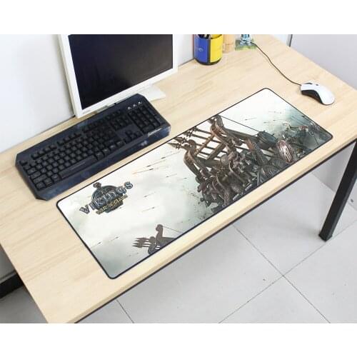 Vikings War of Clans mouse pad to mouse computer mousepad thick gaming padmouse gamer to laptop 800x300x3mm HD pattern mouse mat