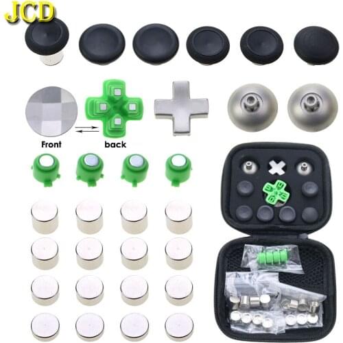Magnetic Metal Bullet Analog Stick Dpad Action Buttons Mod Kit for Sony Playstation 5 PS5 Controller Swap Thumb Stick Grip Cap