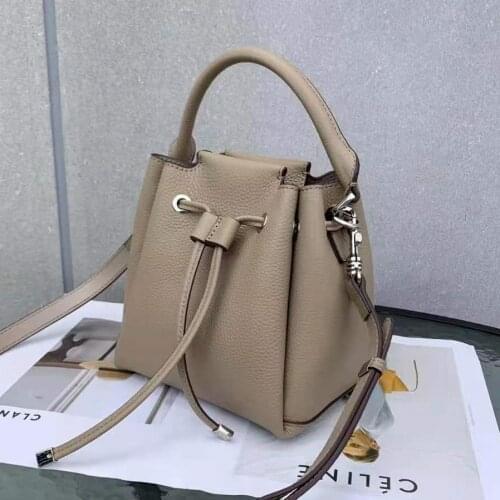 Genuine Leather bucket bags real leather composite bags cow leather Casual totes bags finely selected leather shoulder bags
