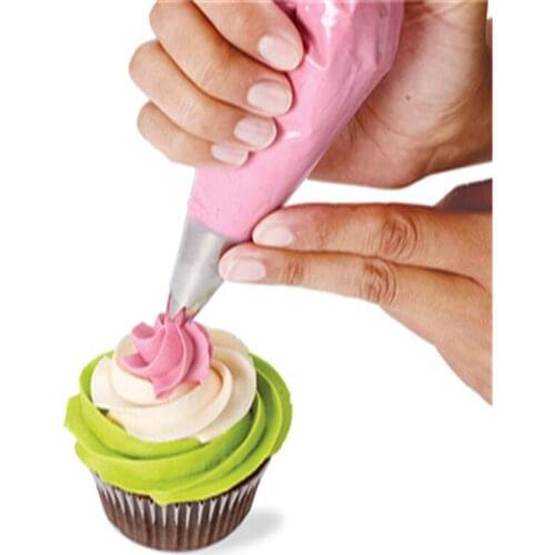 Cream Flower Bag EVA Material Silk 14 Inch High Quality Silicone Material Can Be Used Repeatedly Cream Squeeze Bag Baking Tools