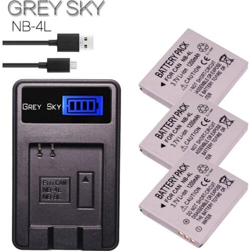 NB-4L NB4L NB 4L battery for Canon IXUS 30 40 50 55 65 80 100 120 110 115 130 IS117 220 225 Power shot SD1000 1100 camera