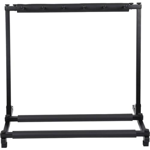 New 5 Way Multi Folding Guitar Rack Stand By Chord For Electric Bass Acoustic
