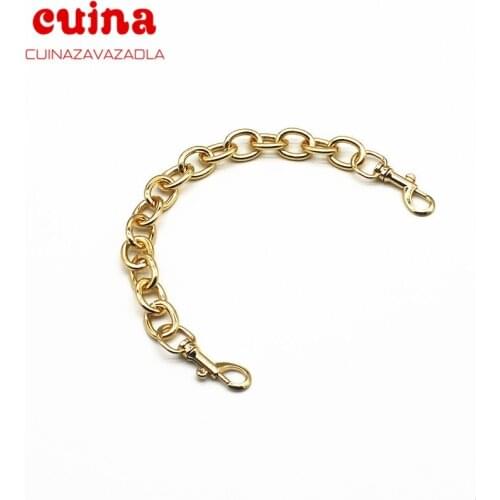 New Metal Purse Chain Strap Handle Handle Replacement For Handbag Shoulder Bag Diy Fashion