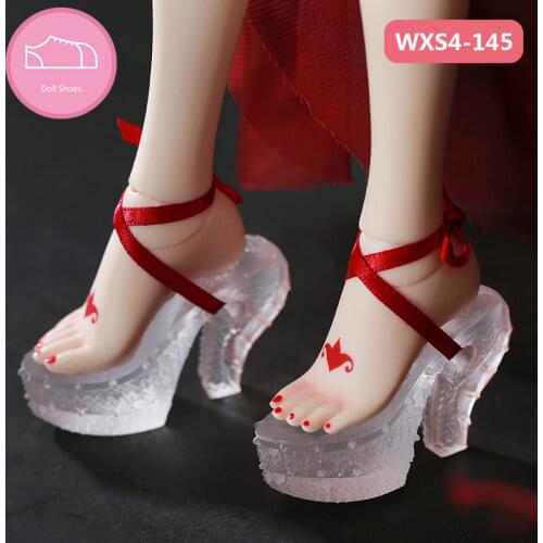 New bjd Shoes 1/4 for Minifee Doll body and 1/4 supia doll body about5.5cm FairyLand high heels resin material WXS4-132 WXS4-135