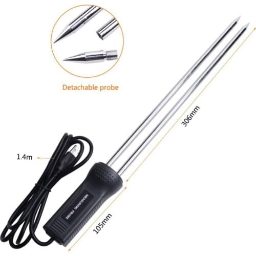 New Digital Grain Moisture Meter MD7822 LCD Display Humidity Tester Contains Wheat Corn Rice Moisture Test Meter