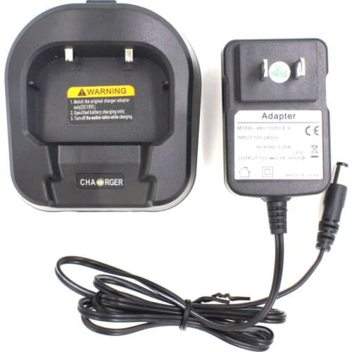 Original Charger for BAOFENG UV-82 Series two way Radios power adaptor and desktop for BL-5 li-ion Battery