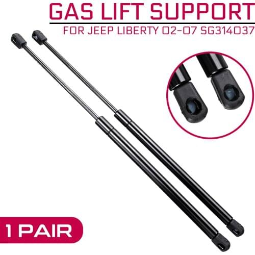 2pcs Car Front Engine Hood Lift Supports Props Rod Arm Gas For Jeep Liberty 2002-2007 SG314037 Springs Shocks Strut Bars