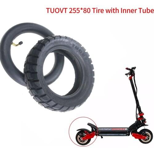 TUOVT 255*80 Tire with Inner Tube/10*3 Tires For Zero 10X Electric Scooter 10*2/2.15 Inner Tube and 255*80 Tyre/10*3 Tires Parts