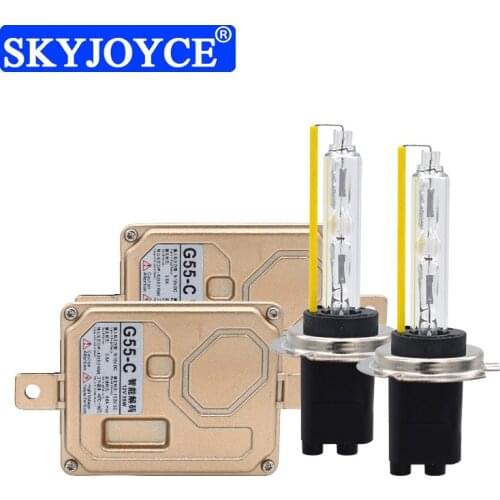 SKYJOYCE 12V 55W D2H 9012 Canbus HID XenonKit G55-C EMC Canbus HID Ballast 55W 5500K Fast Bright H1 H7 H11 9005 HID XenonBulbkit