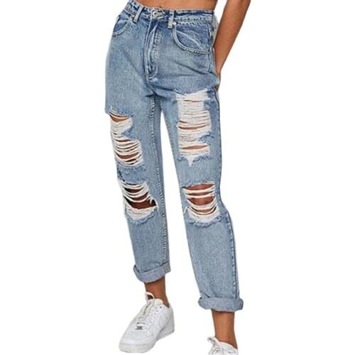 Smartsnake Womens Ripped Jeans