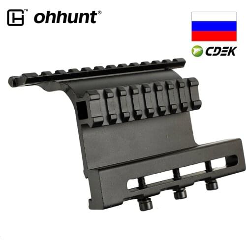 Ohhunt Tactical AK Series Quick Release Standard Picatinny Weaver Rail Scope Sight Mounts Side Lock for Riflescope Rifle AK47