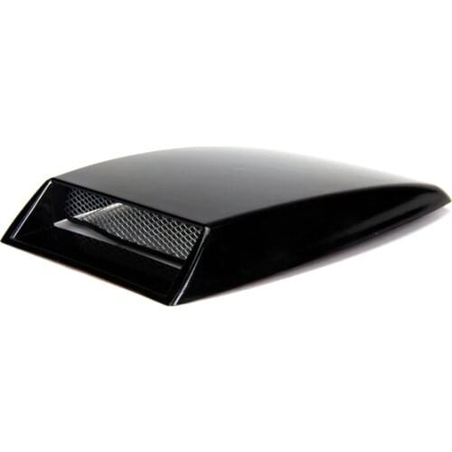Universal Car Black Decorate Hood Scoop Air Flow Vent Cooler Duct