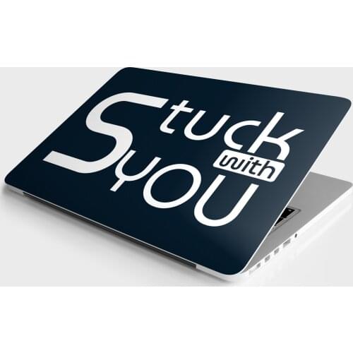 Sticker Master Stuck With You Universal Sticker Laptop Vinyl Sticker Skin Cover For 10 12 13 14 15.4 15.6 16 17 19 "Inc Notebook decal for Macbook,asus,Acer,Hp,Lenovo,Huawei,Dell,Msi,Apple,Toshiba,Compaq