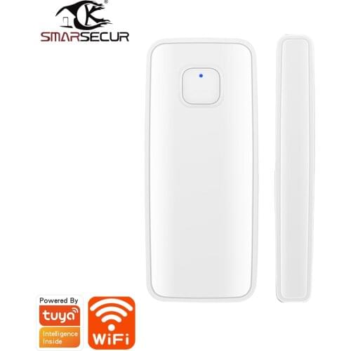 WIFI Door Sensor Open Entry Alert Home Security Detector Remote Control Alexa Google Home