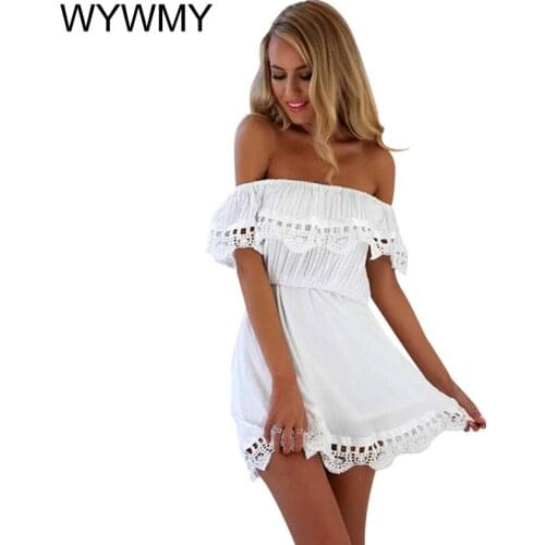 Стильные летние платья WYWMY China At AliExpress