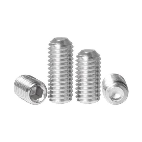 2pcs M16 Allen concave end screws hex socket headless grups screw tightly set grup bolts stainless steel bolt 16mm-50mm long